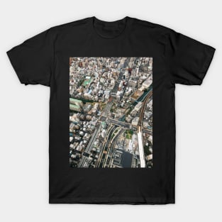 Japan - Streets of Tokyo From Above T-Shirt